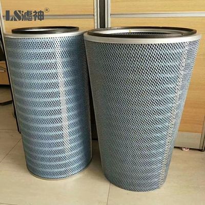 산업용 HEPA 먼지 필터 카트리지 사이클론 3 럭스 가스 터빈용 플랜지 수집기